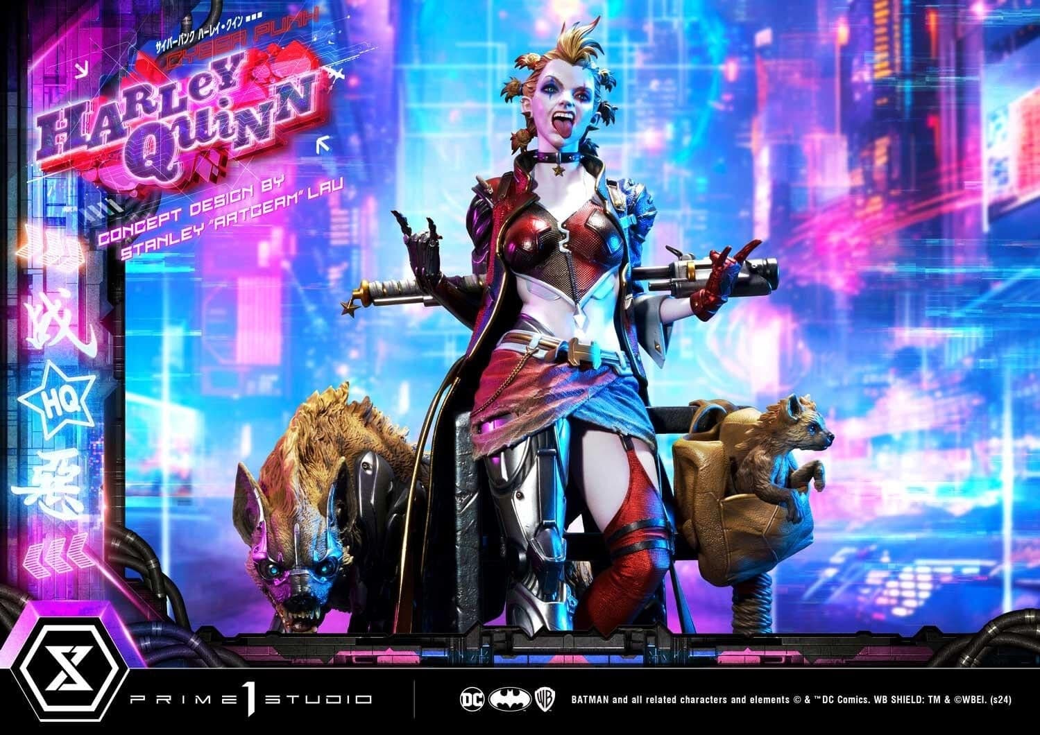Batman - Bud - Harley Quinn - Lou - Ultimate Premium Masterline (UPMDC-08) - 1/4 - Cyberpunk, view 1 of 24