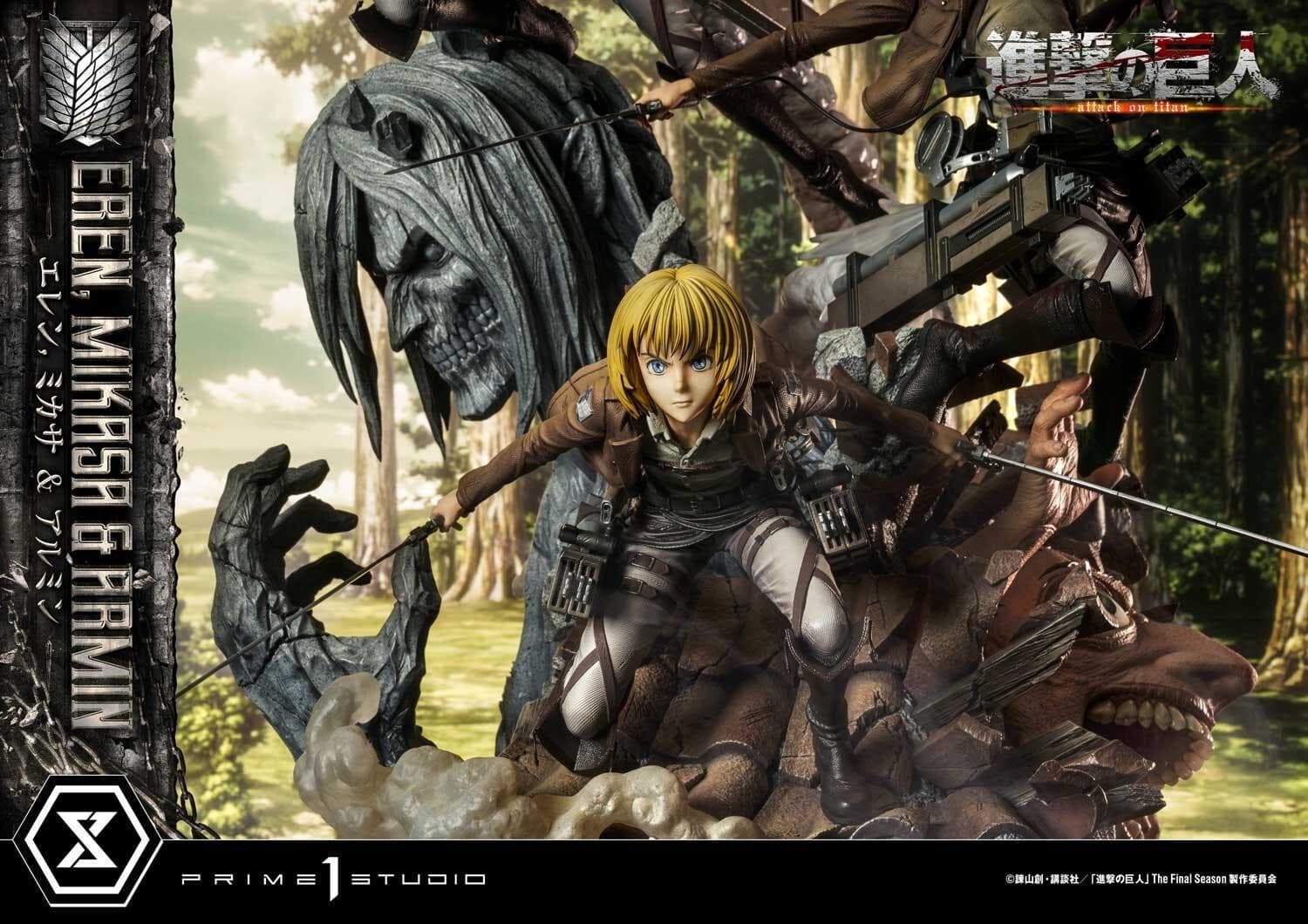 Shingeki no Kyojin - Armin Arlert - Eren Yeager - Mikasa Ackerman - Ultimate Premium Masterline (UPMAOT-01)…, view 2 of 19