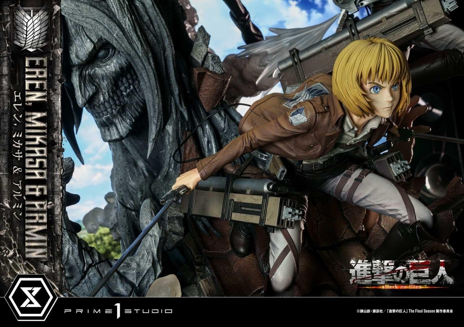 Shingeki no Kyojin - Armin Arlert - Eren Yeager - Mikasa Ackerman - Ultimate Premium Masterline (UPMAOT-01)…, view 8 of 19