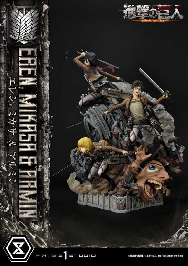 Shingeki no Kyojin - Armin Arlert - Eren Yeager - Mikasa Ackerman - Ultimate Premium Masterline (UPMAOT-01) - 1/4