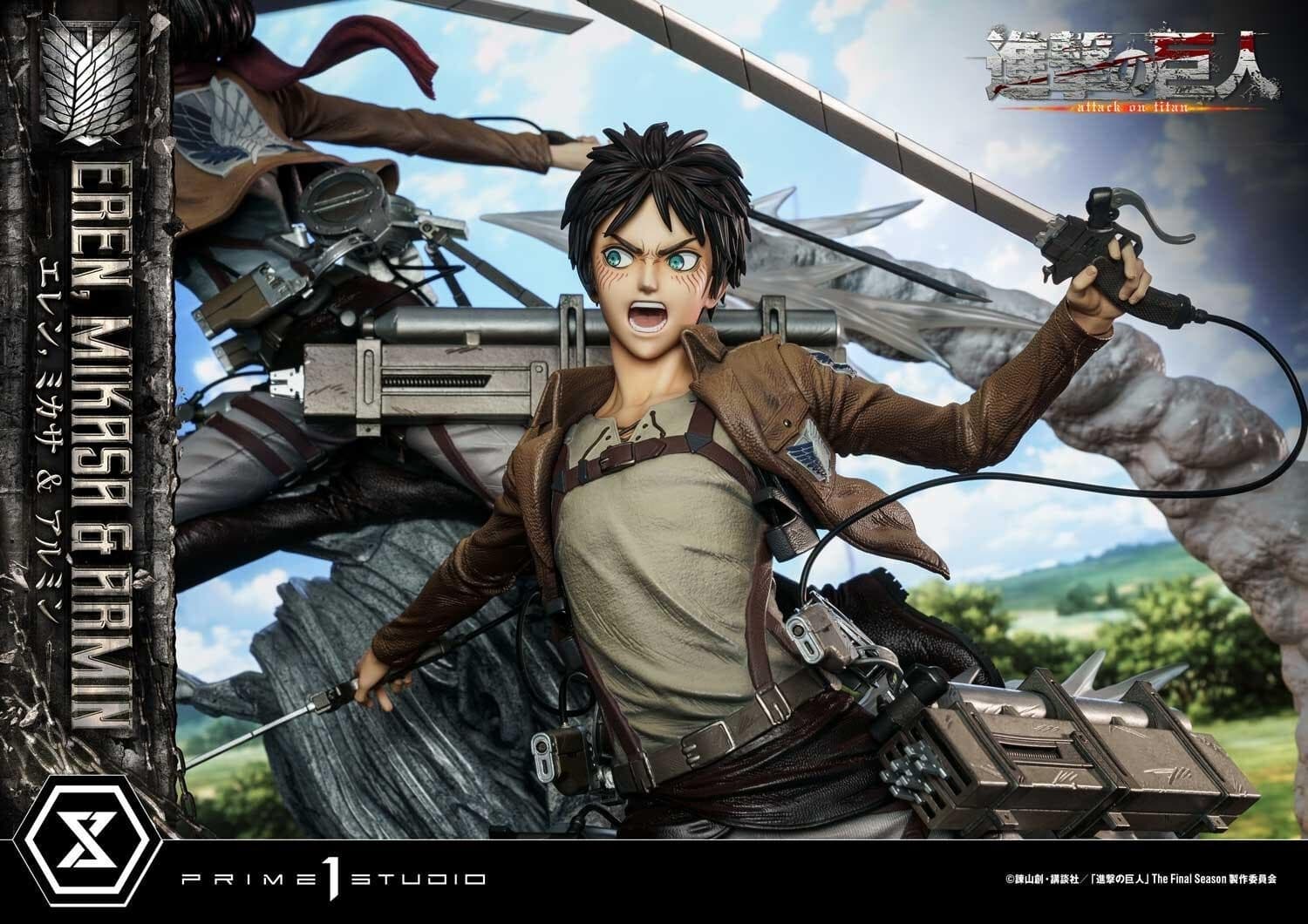 Shingeki no Kyojin - Armin Arlert - Eren Yeager - Mikasa Ackerman - Ultimate Premium Masterline (UPMAOT-01)…, view 9 of 19