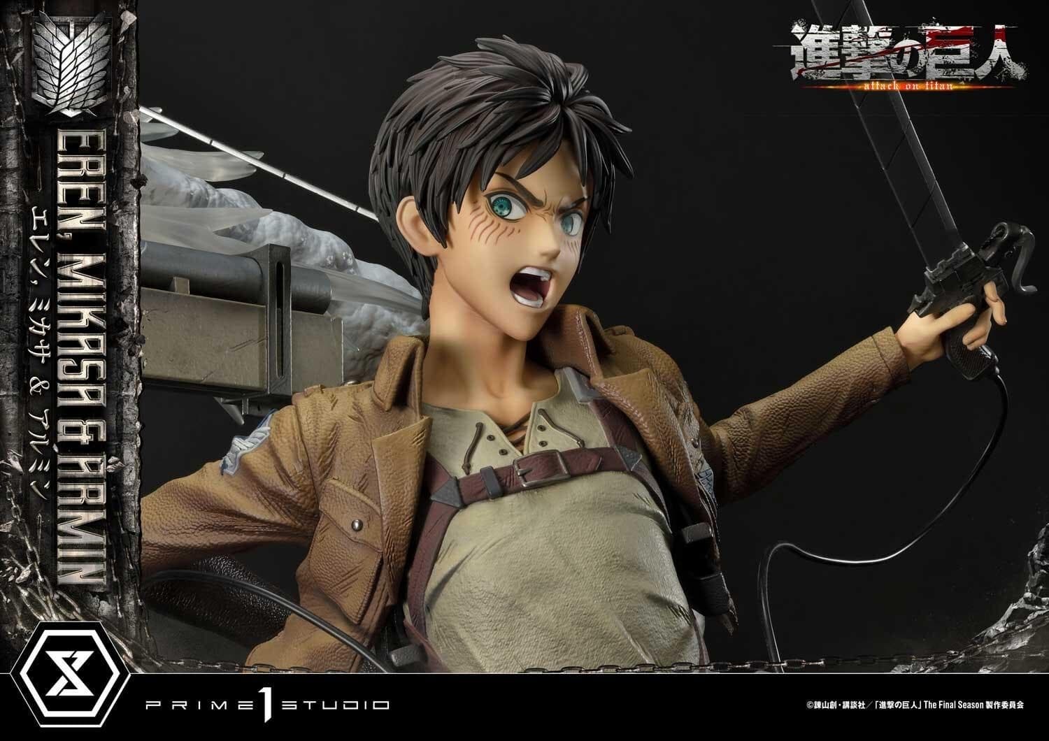 Shingeki no Kyojin - Armin Arlert - Eren Yeager - Mikasa Ackerman - Ultimate Premium Masterline (UPMAOT-01)…, view 14 of 19