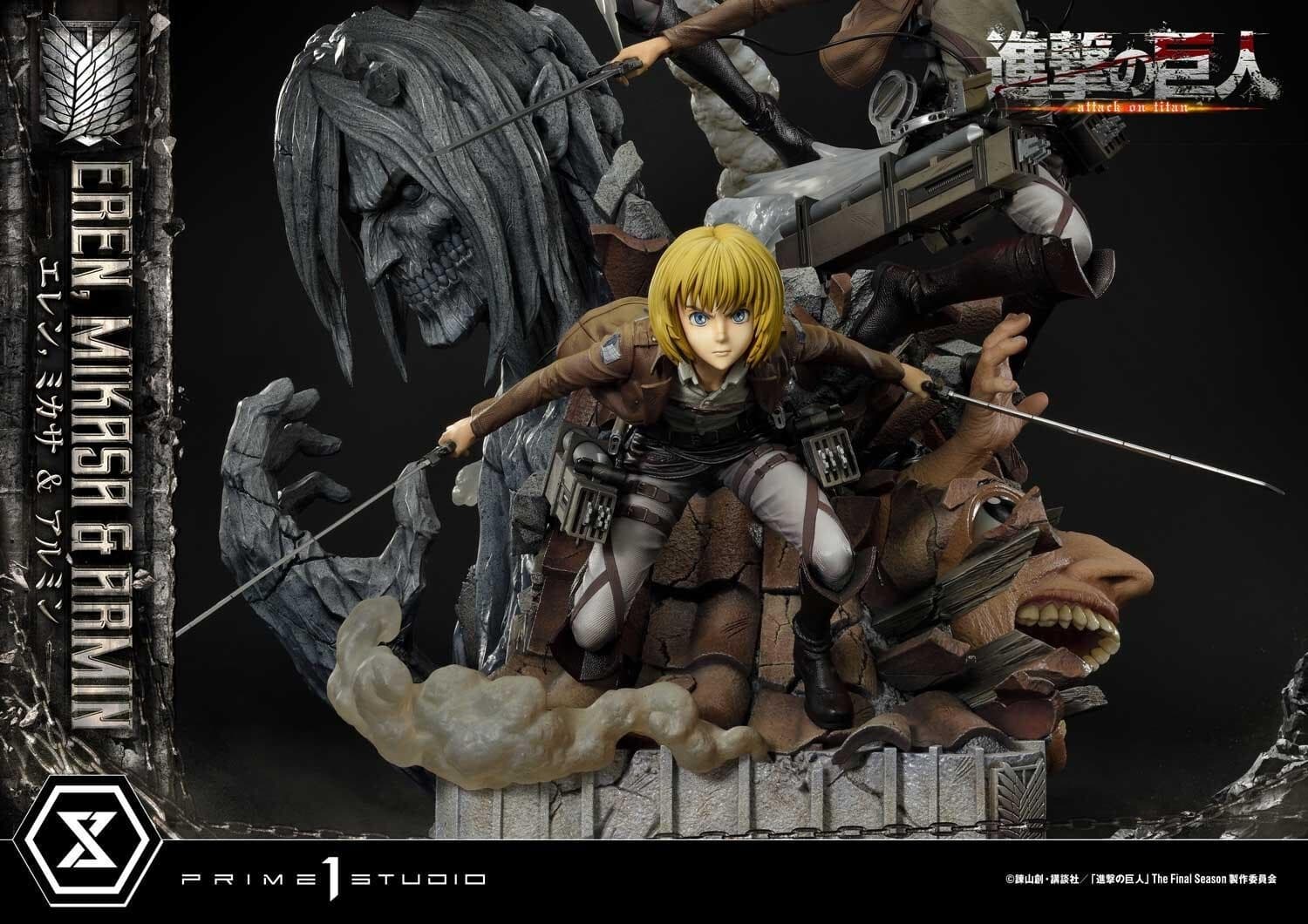 Shingeki no Kyojin - Armin Arlert - Eren Yeager - Mikasa Ackerman - Ultimate Premium Masterline (UPMAOT-01)…, view 19 of 19