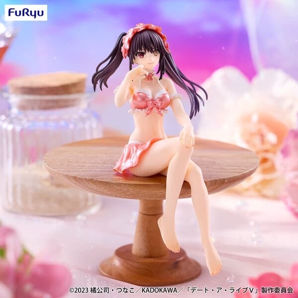 Date A Live V - Tokisaki Kurumi - Noodle Stopper Figure - Mizugi, Pastel Red ver.