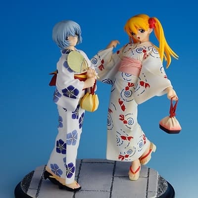 Shin Seiki Evangelion - Ayanami Rei - Souryuu Asuka Langley - 1/8 - Summer 2007, view 1 of 4