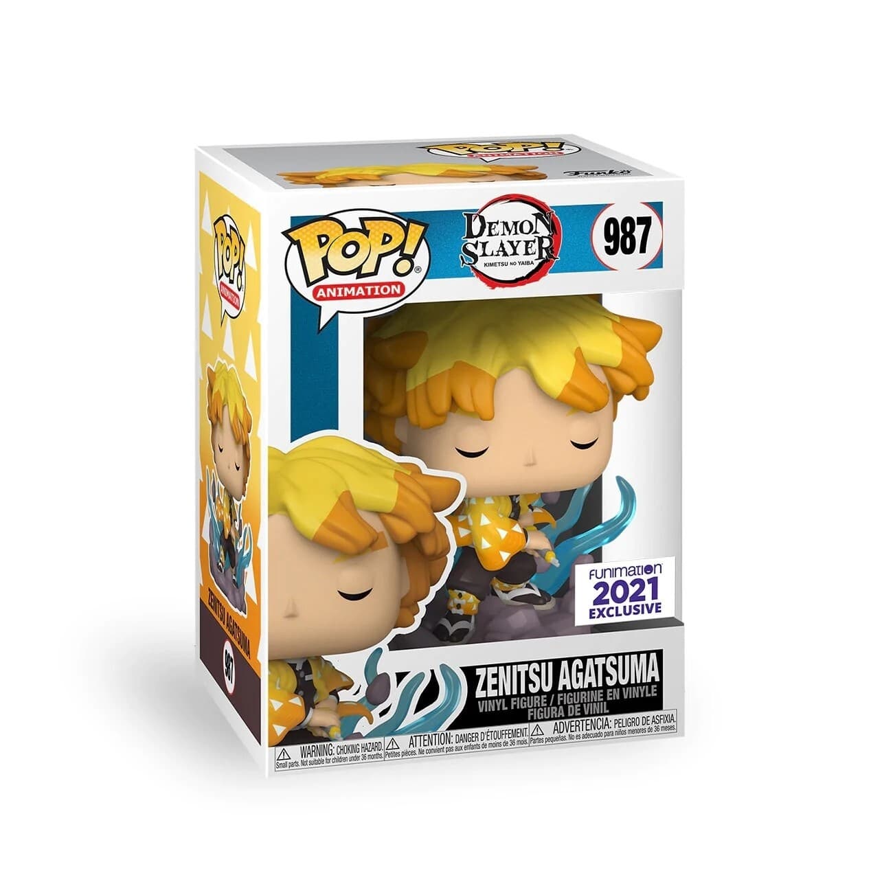 Kimetsu no Yaiba - Agatsuma Zenitsu - POP! Animation (987) - POP! Vinyl, view 2 of 2