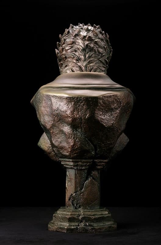 Hokuto no Ken - Kenshirou - Bust - Mega Sofubi Advance (MSA-012) - Bronze-style Ver., view 6 of 24