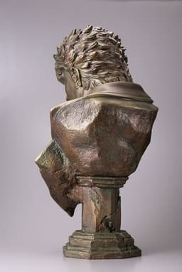 Hokuto no Ken - Kenshirou - Bust - Mega Sofubi Advance (MSA-012) - Bronze-style Ver., view 23 of 25