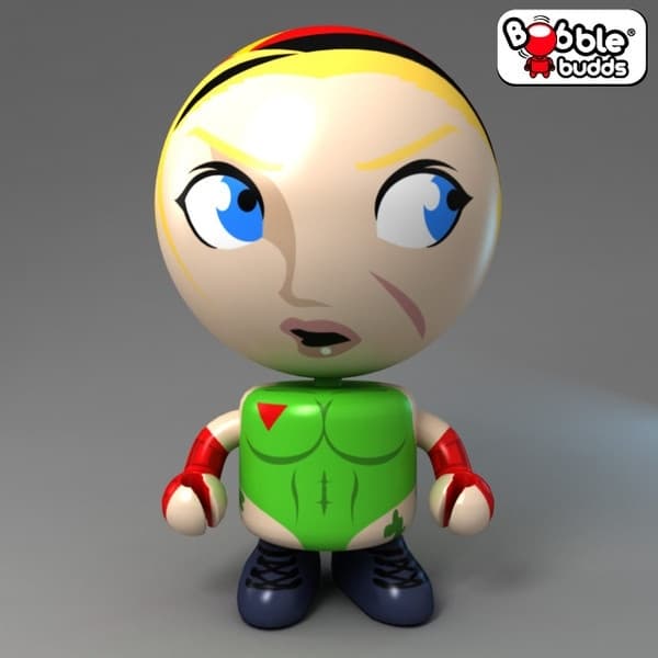 Street Fighter - Cammy - Bobble Budds - Bobblehead - Street Fighter Collection: Round 2