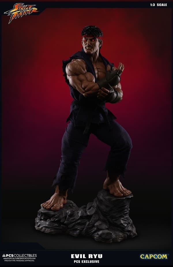Street Fighter Zero - Satsui no Hadou ni Mezameta Ryuu - Mixed Media - 1/3 - PCS Exclusive, Evil Ryu