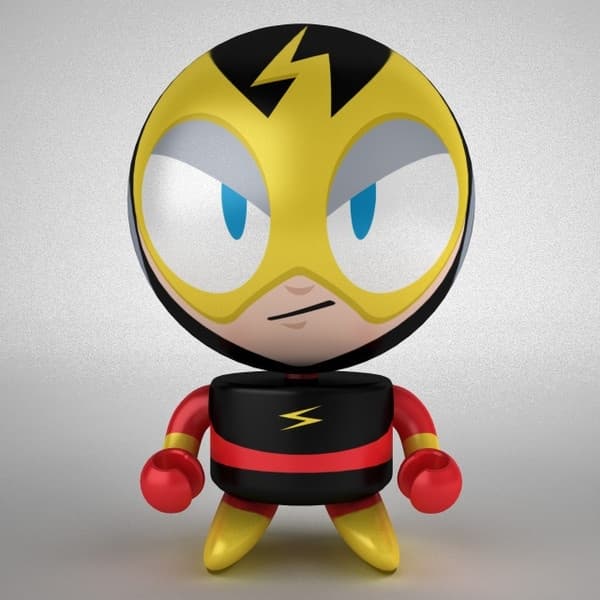 Rockman - Elecman - Bobble Budds - Bobblehead - Mega Man Collection
