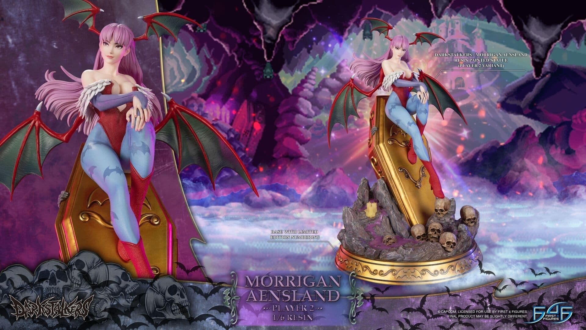 Vampire: The Night Warriors - Morrigan Aensland - 1/6 - Player 2, view 12 of 24