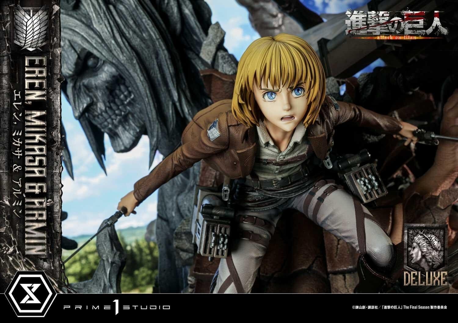Shingeki no Kyojin - Armin Arlert - Eren Yeager - Mikasa Ackerman - Ultimate Premium Masterline…, view 9 of 24