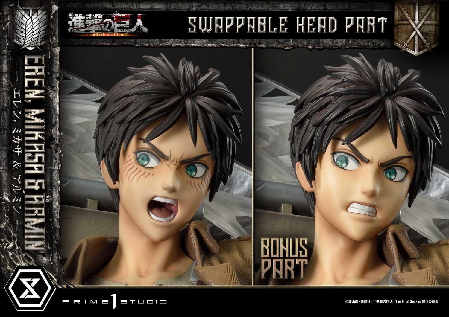 Shingeki no Kyojin - Armin Arlert - Eren Yeager - Mikasa Ackerman - Ultimate Premium Masterline…, view 22 of 24