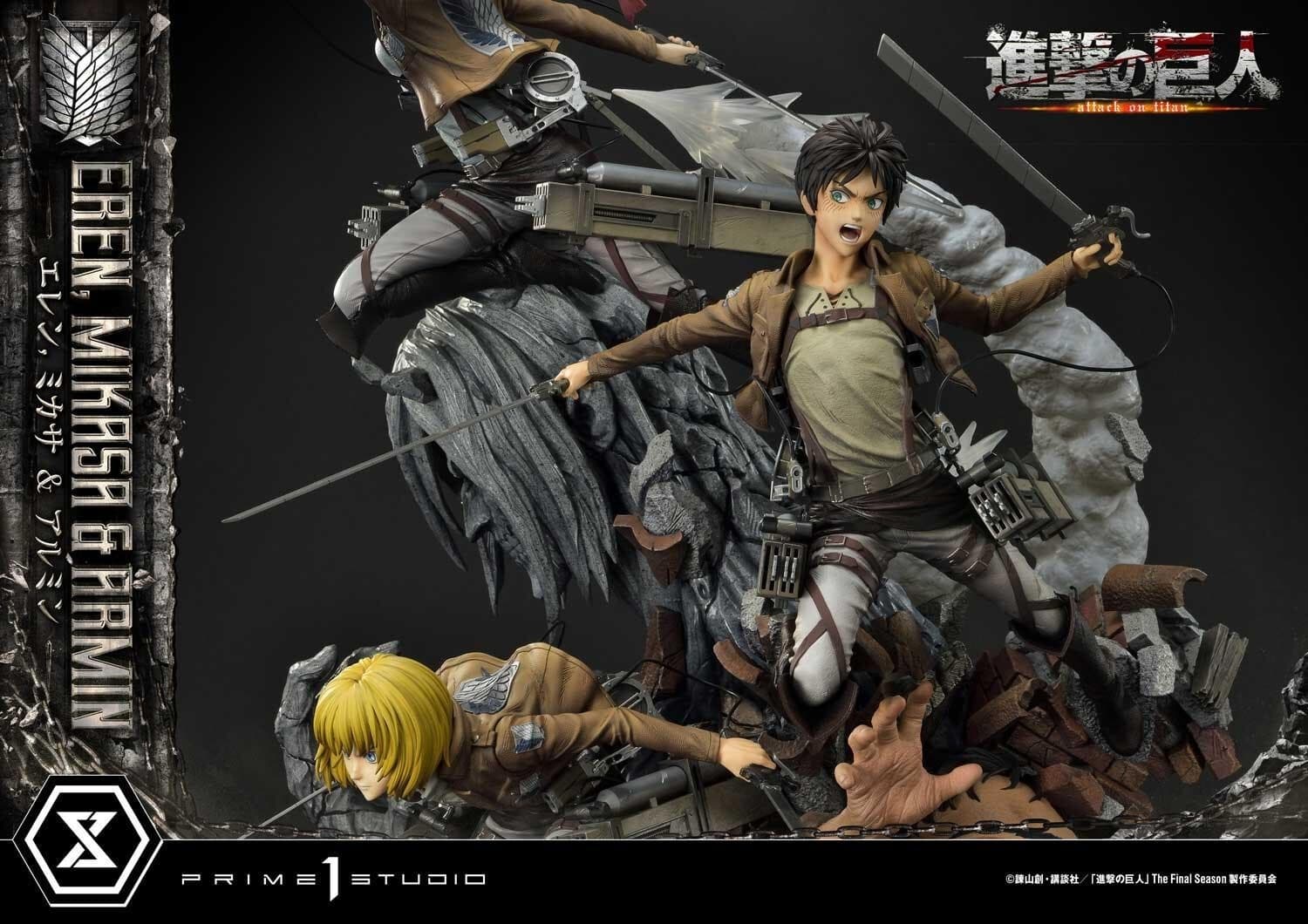 Shingeki no Kyojin - Armin Arlert - Eren Yeager - Mikasa Ackerman - Ultimate Premium Masterline…, view 4 of 24