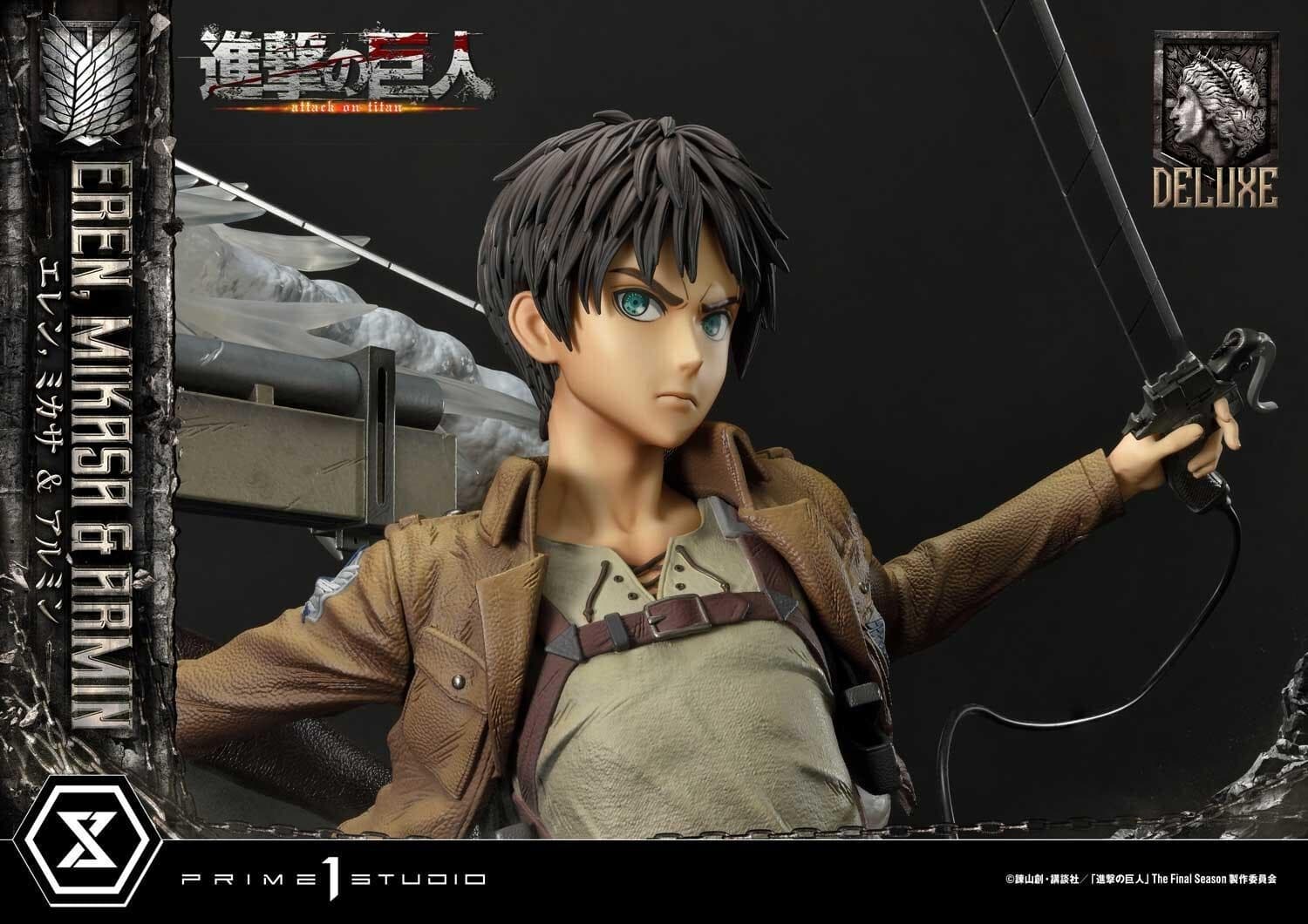 Shingeki no Kyojin - Armin Arlert - Eren Yeager - Mikasa Ackerman - Ultimate Premium Masterline…, view 18 of 24