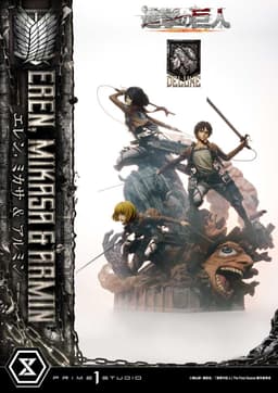 Shingeki no Kyojin - Armin Arlert - Eren Yeager - Mikasa Ackerman - Ultimate Premium Masterline…, view 12 of 25
