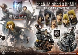 Shingeki no Kyojin - Armin Arlert - Eren Yeager - Mikasa Ackerman - Ultimate Premium Masterline…, view 8 of 25