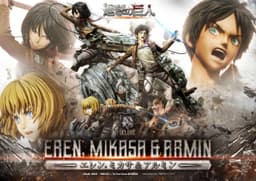 Shingeki no Kyojin - Armin Arlert - Eren Yeager - Mikasa Ackerman - Ultimate Premium Masterline…, view 15 of 25