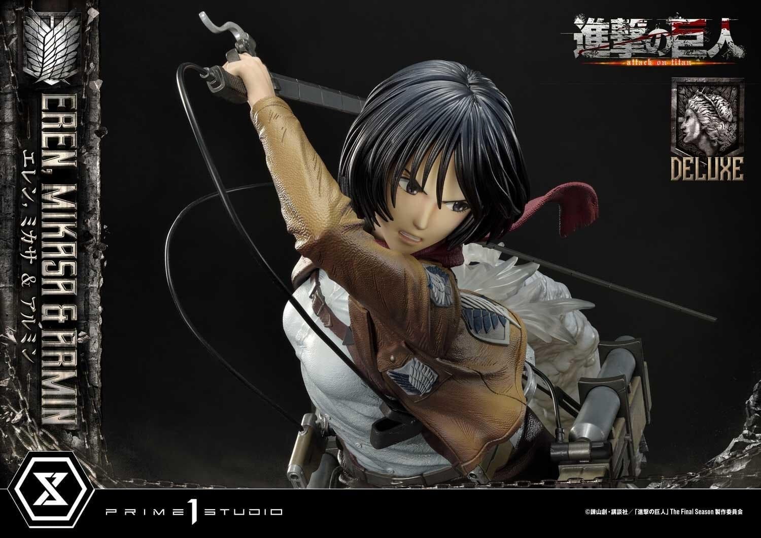 Shingeki no Kyojin - Armin Arlert - Eren Yeager - Mikasa Ackerman - Ultimate Premium Masterline…, view 20 of 24