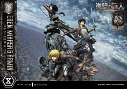 Shingeki no Kyojin - Armin Arlert - Eren Yeager - Mikasa Ackerman - Ultimate Premium Masterline…, view 13 of 25