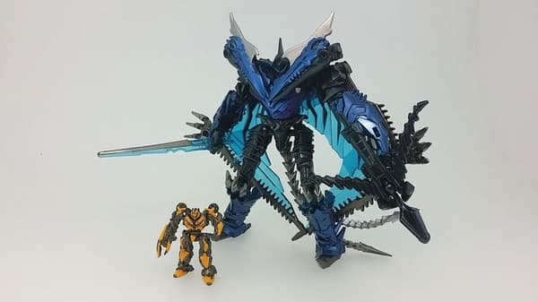 Transformers: Age of Extinction - Bumble - Strafe - Deluxe Class - Transformers Movie The Best (MB-10) - Dino Ride - Strafe & Bumblebee