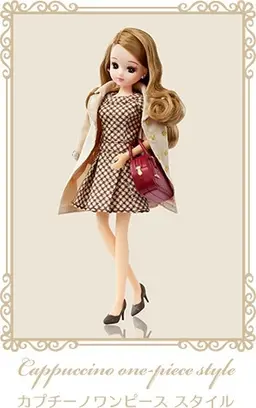 Licca-chan - LiccA - LiccA Stylish Doll Collections - Cappuccino One-piece Style, view 1 of 25