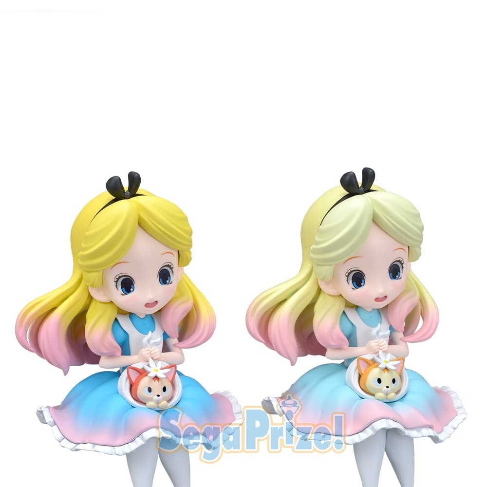 Alice in Wonderland - Alice - Dinah - PM Figure - Sega Disney Prize - Sprinkles Sugar Pink ver. - Normal Color, view 2 of 4