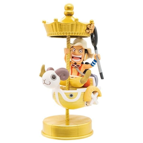 One Piece - Going Merry - Usopp - World Collectable Figure - Merry & Sunny Go Round!