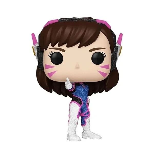Overwatch - D.Va - POP! Games (491) - POP! Vinyl - Diamond Collection, Funko Club Exlusive