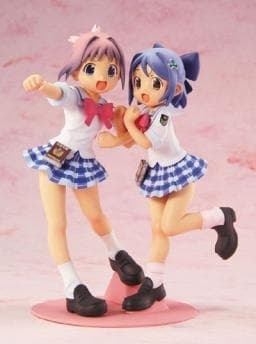Gakuen Utopia Manabi Straight! - Amamiya Manami - Inamori Mika - Navy School Swimsuit