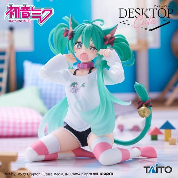 Vocaloid - Hatsune Miku - Desktop Cute - Nekomimi T-Shirt ver.