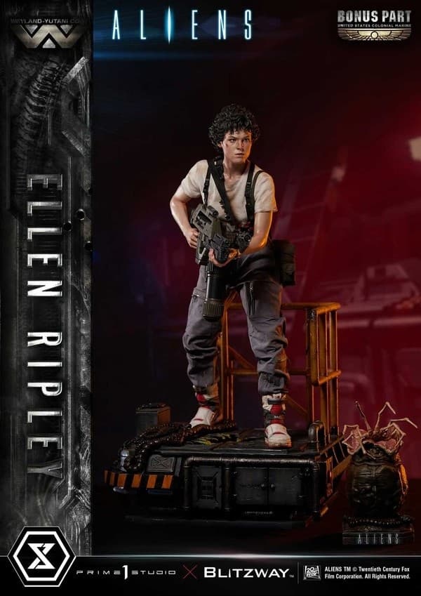 Aliens - Ellen Ripley - Facehugger - Ultimate Premium Masterline (UPMAL-01S) - 1/4 - Bonus Version