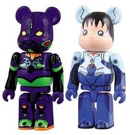 Evangelion Shin Gekijouban: Jo - EVA-01 - Be@rbrick (No.000EVA-A) - Night Color Edition, view 2 of 2