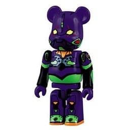 Evangelion Shin Gekijouban: Jo - EVA-01 - Be@rbrick (No.000EVA-A) - Night Color Edition, view 1 of 2