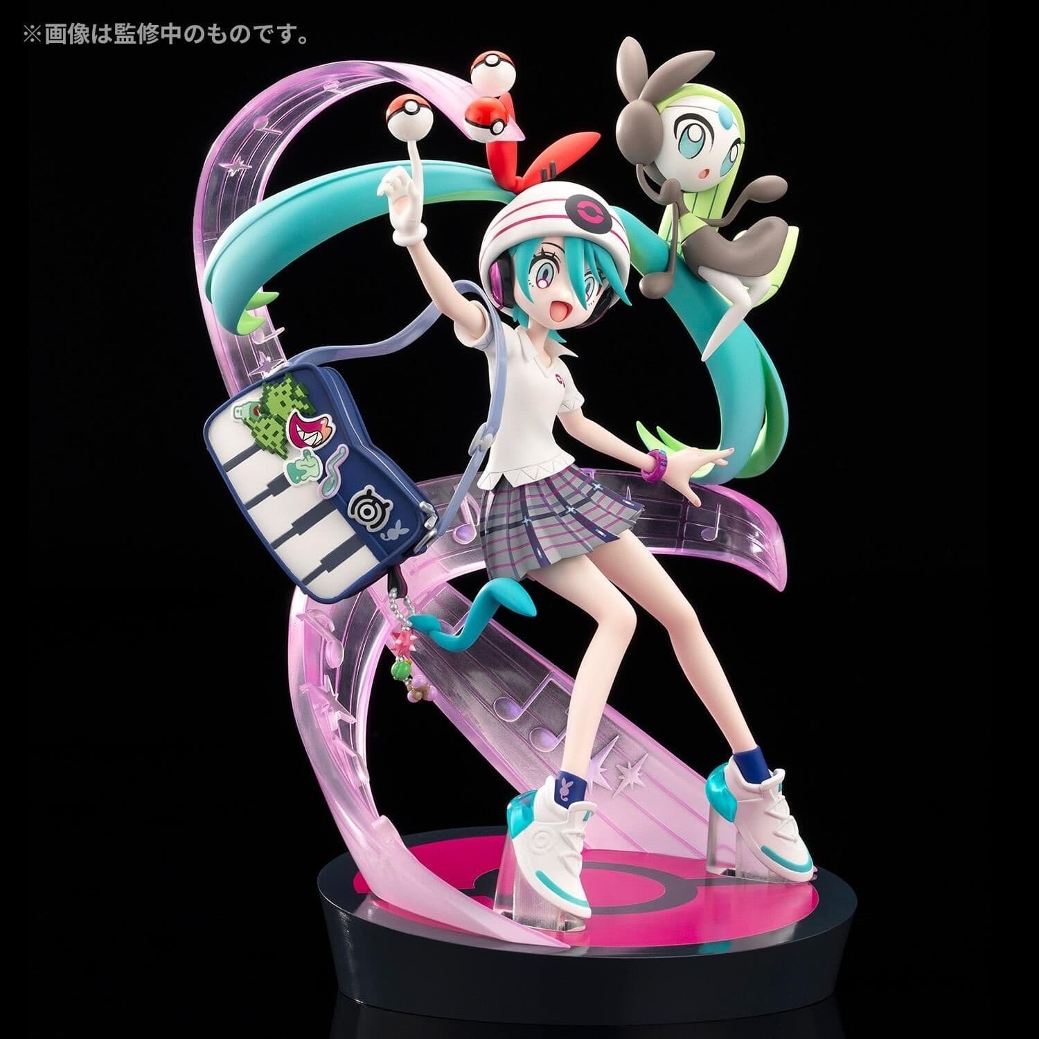 Pocket Monsters - Vocaloid - Hatsune Miku - Meloetta - 18 Harmony Stage - Esper, view 14 of 20