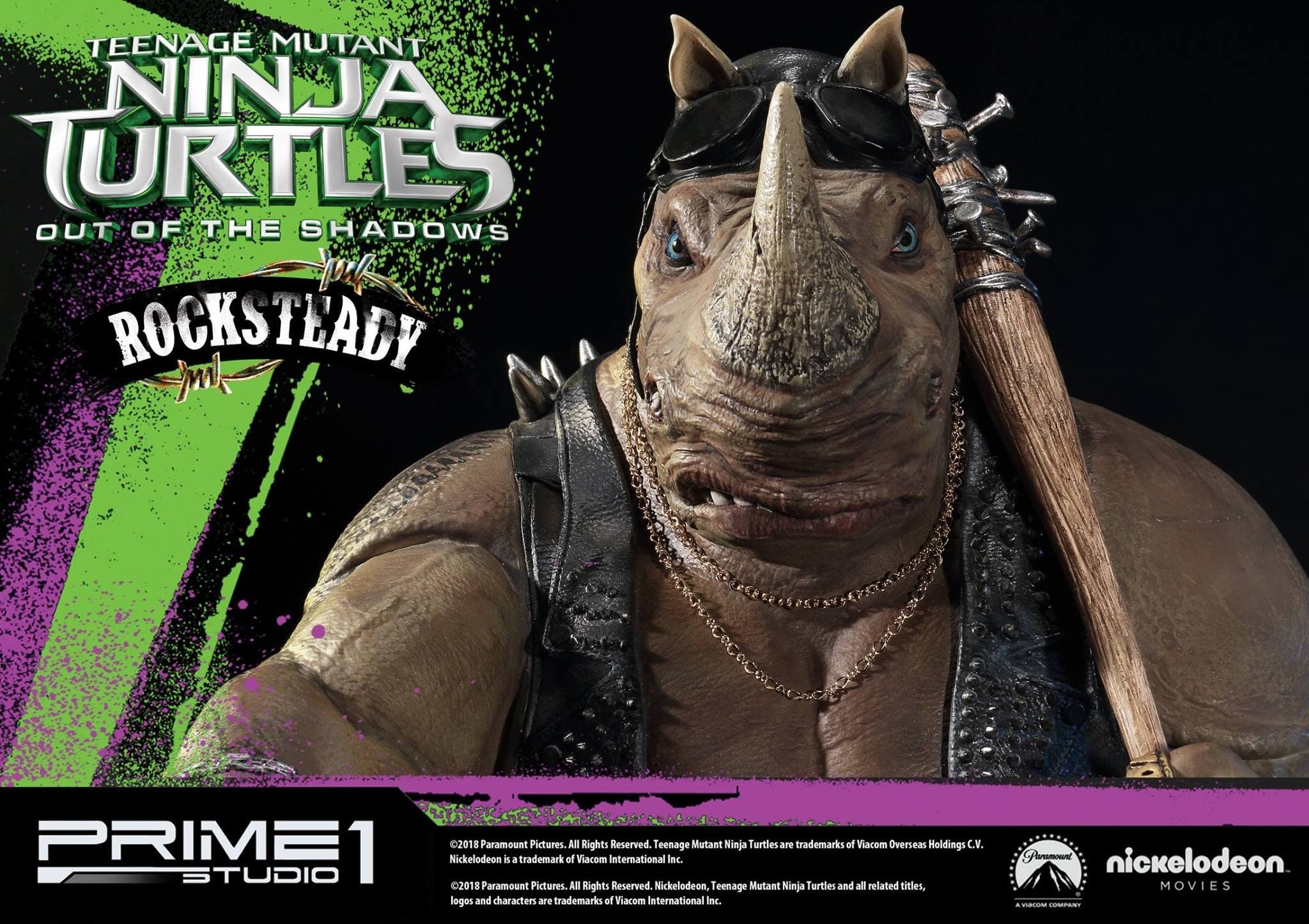 Teenage Mutant Ninja Turtles: Out of the Shadows - Rocksteady - Premium Masterline (PMTMNT-02) - 1/4, view 6 of 13