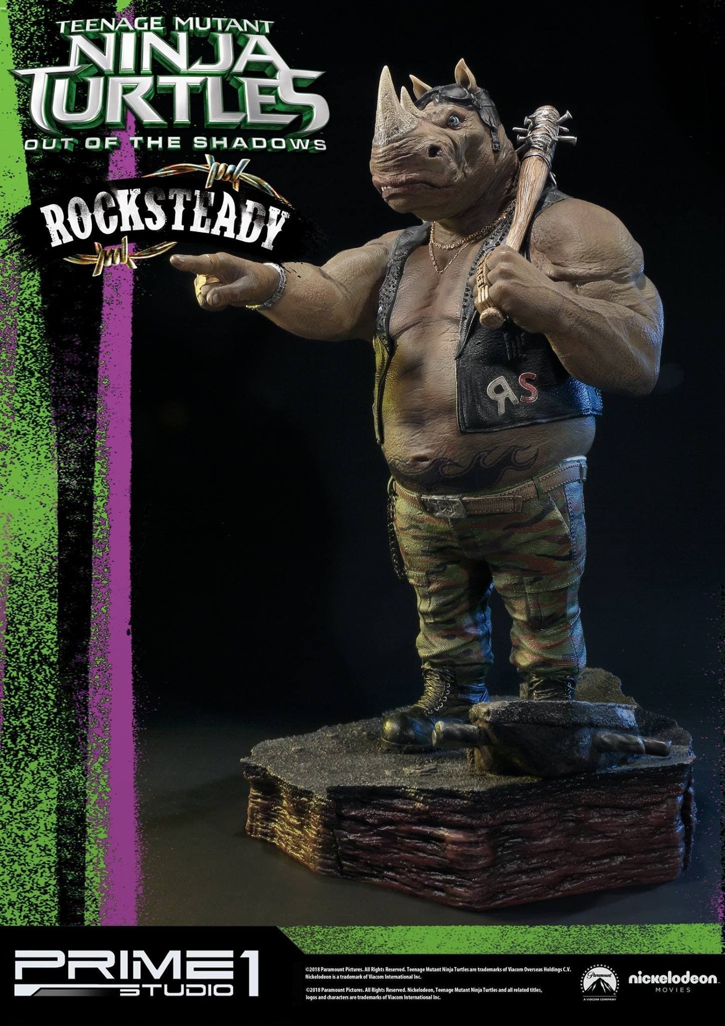 Teenage Mutant Ninja Turtles: Out of the Shadows - Rocksteady - Premium Masterline (PMTMNT-02) - 1/4, view 11 of 13