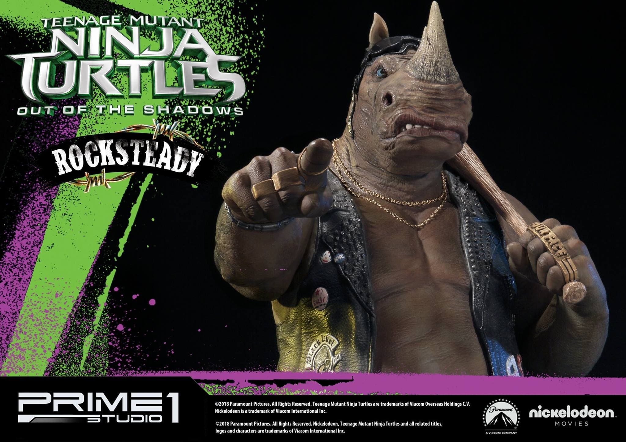 Teenage Mutant Ninja Turtles: Out of the Shadows - Rocksteady - Premium Masterline (PMTMNT-02) - 1/4, view 3 of 13