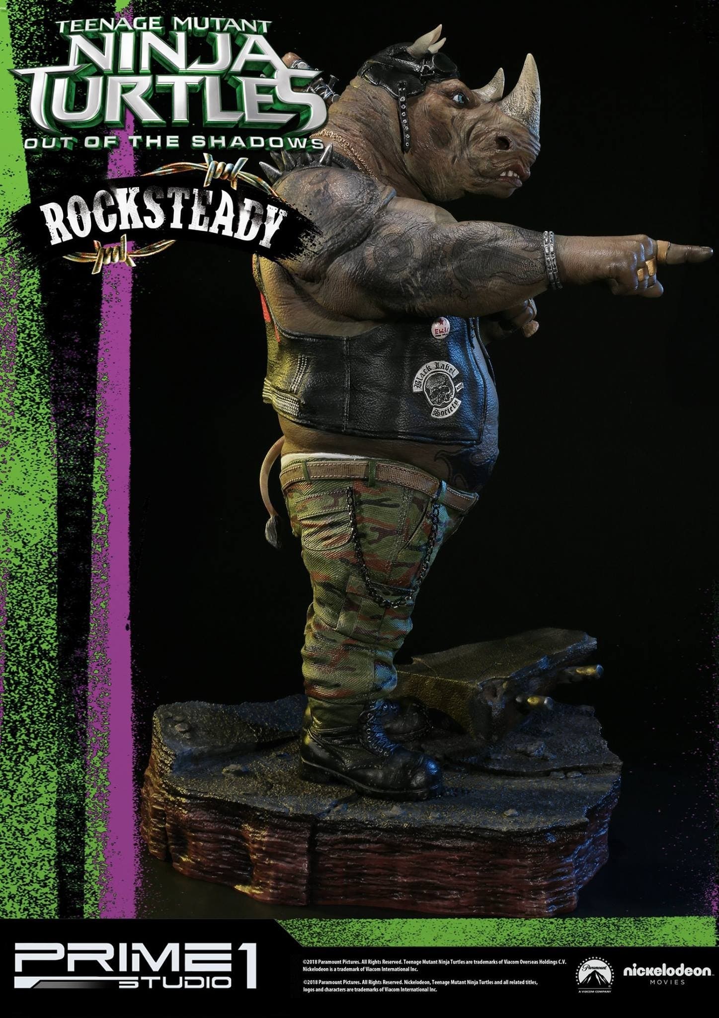 Teenage Mutant Ninja Turtles: Out of the Shadows - Rocksteady - Premium Masterline (PMTMNT-02) - 1/4, view 9 of 13