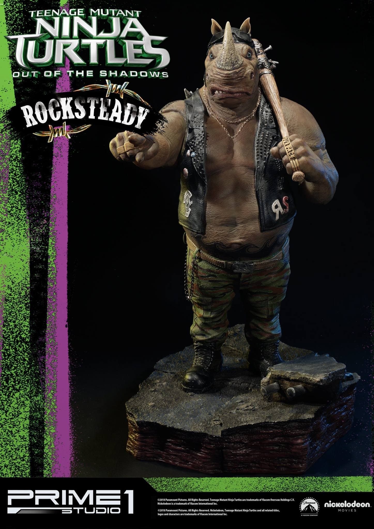 Teenage Mutant Ninja Turtles: Out of the Shadows - Rocksteady - Premium Masterline (PMTMNT-02) - 1/4, view 12 of 13