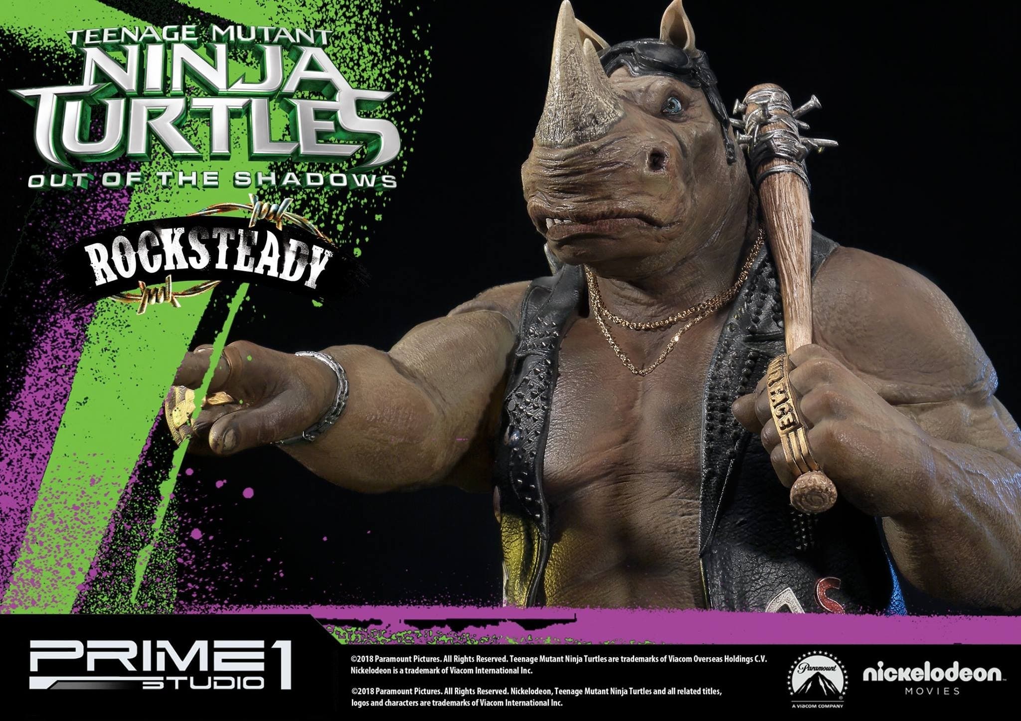 Teenage Mutant Ninja Turtles: Out of the Shadows - Rocksteady - Premium Masterline (PMTMNT-02) - 1/4, view 4 of 13