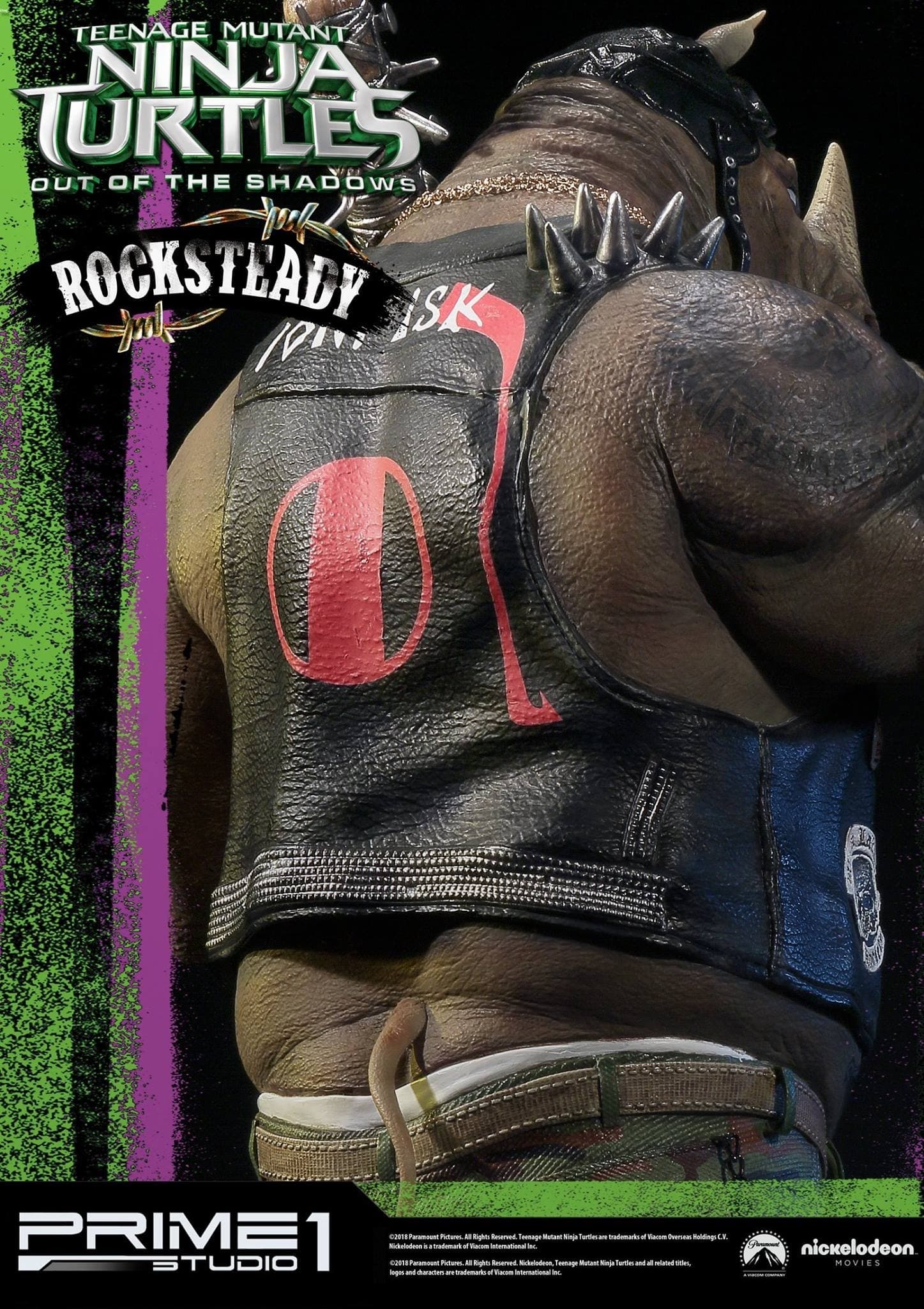 Teenage Mutant Ninja Turtles: Out of the Shadows - Rocksteady - Premium Masterline (PMTMNT-02) - 1/4, view 7 of 13
