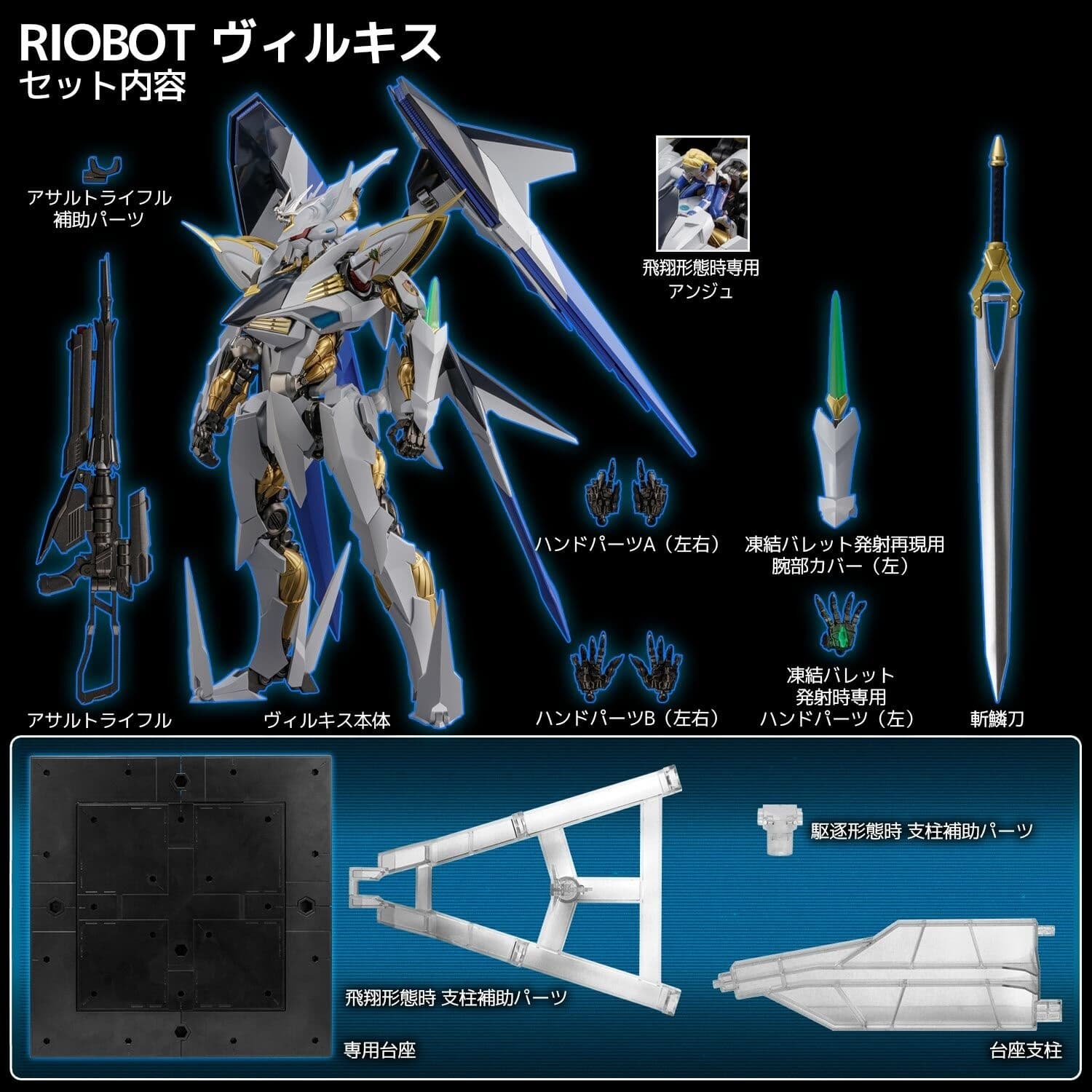 Cross Ange: Tenshi to Ryuu no Rondo - AW-CBX007 (AG) Villkiss - RIOBOT, view 1 of 16