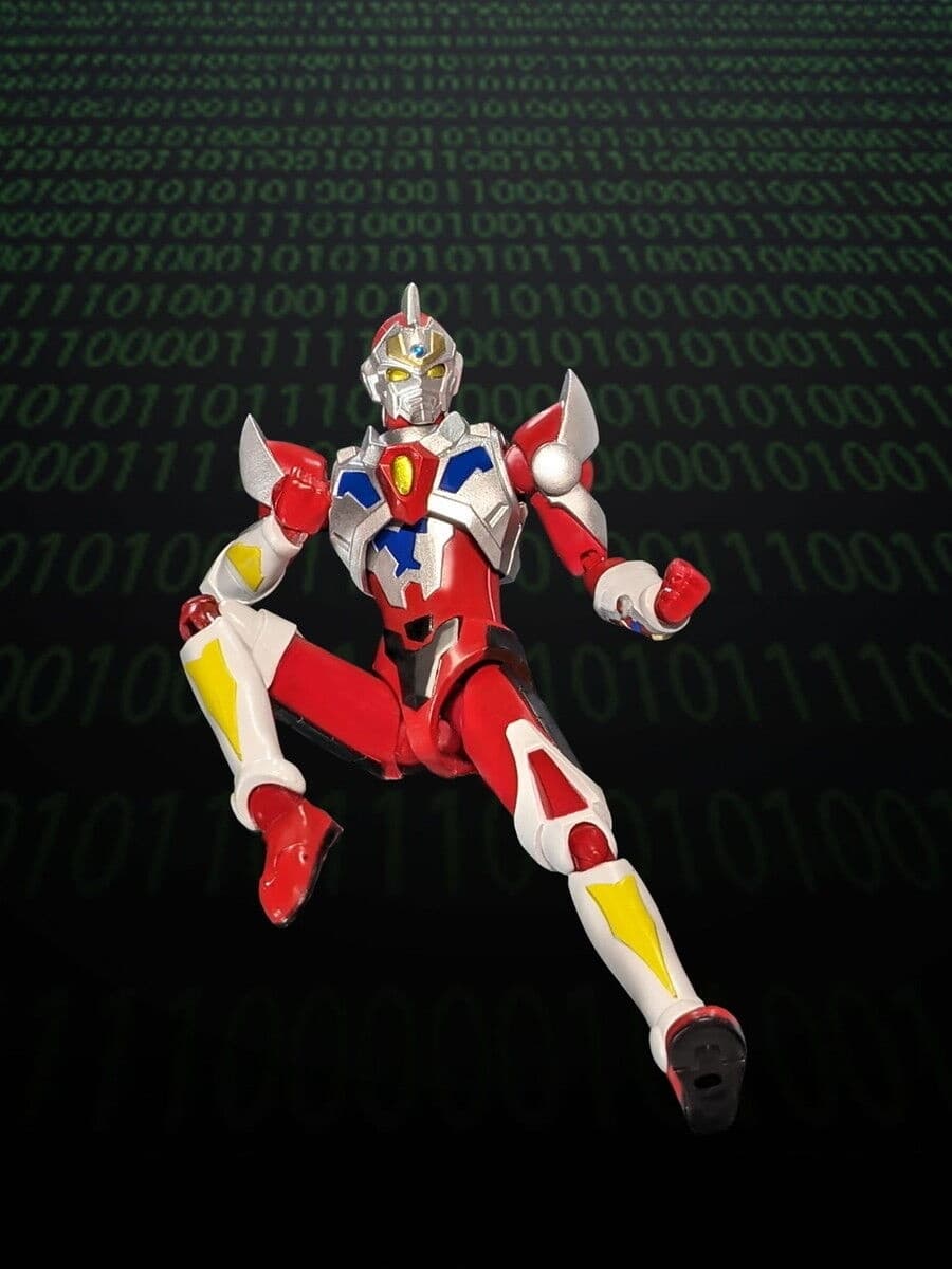 SSSS.Gridman - Gridman - Hero Action Figure Series - Animation Style, view 4 of 8