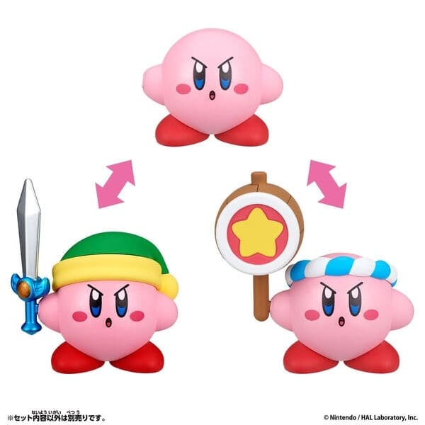 Hoshi no Kirby - Kirby - Hoshi no Kirby Change! Copy Nouryoku - Sword & Hammer