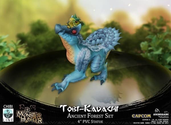 Monster Hunter World - Shibire Gas Kaeru - Tobi-Kadachi - Ancient Forest - Chibi Line