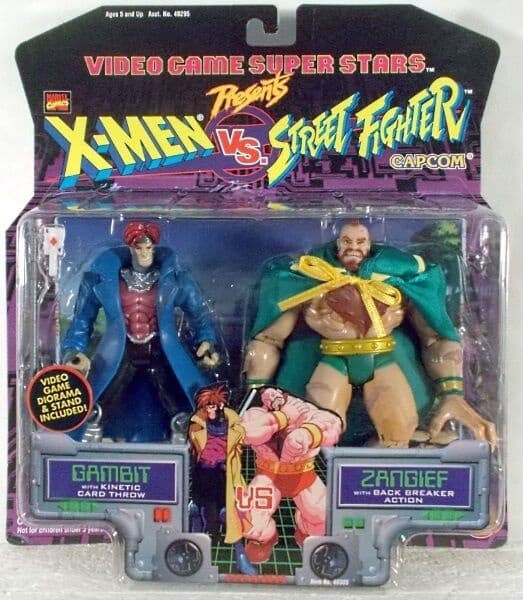 X-Men vs. Street Fighter - Gambit - Video Game Super Stars - Blue Variant