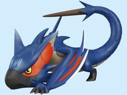 MonHun Nikki: Poka Poka Airou Mura G - Nargacuga - DX Soft Vinyl Figure, view 3 of 4