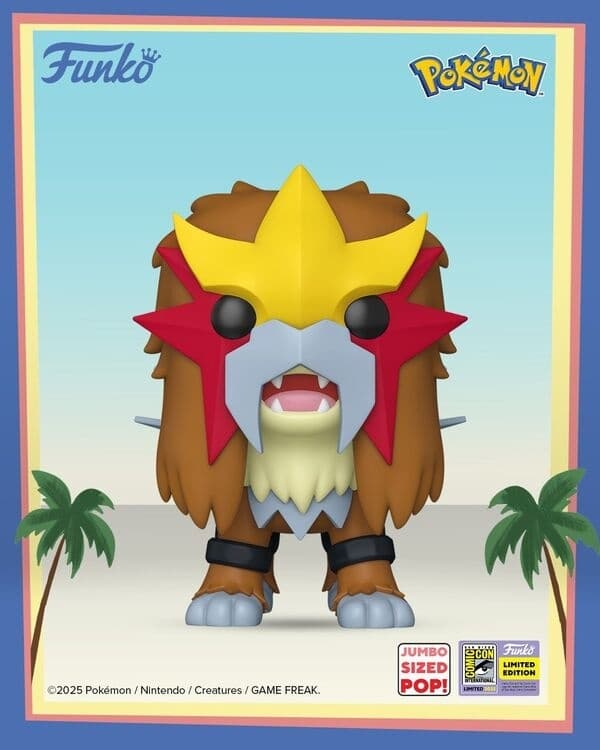 Pocket Monsters - Entei - Jumbo Sized POP! - POP! Games - POP! Pokémon - POP! Vinyl